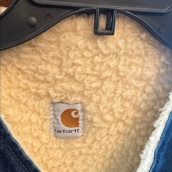 Carhartt Dark denim Vest with Sherpa Lining - Picture 3 of 7